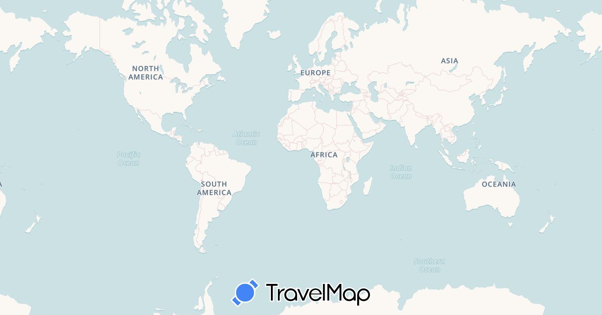 TravelMap itinerary: driving, boat, my princess combi t3 td 1985 in Belgium, Germany, Denmark, Finland, France, Norway, Sweden (Europe)